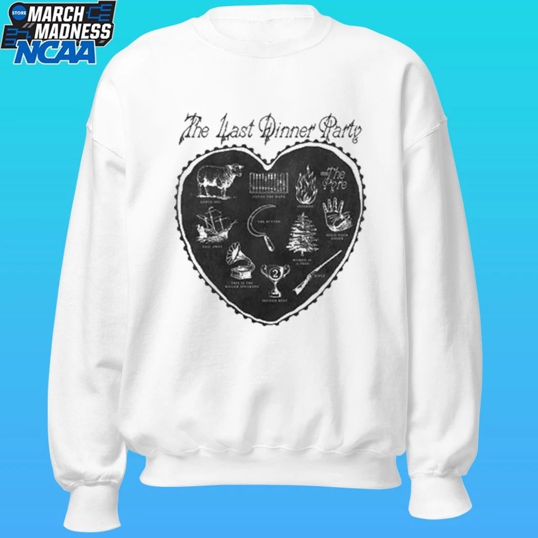 The Last Dinner Party Off White Heart Shirt