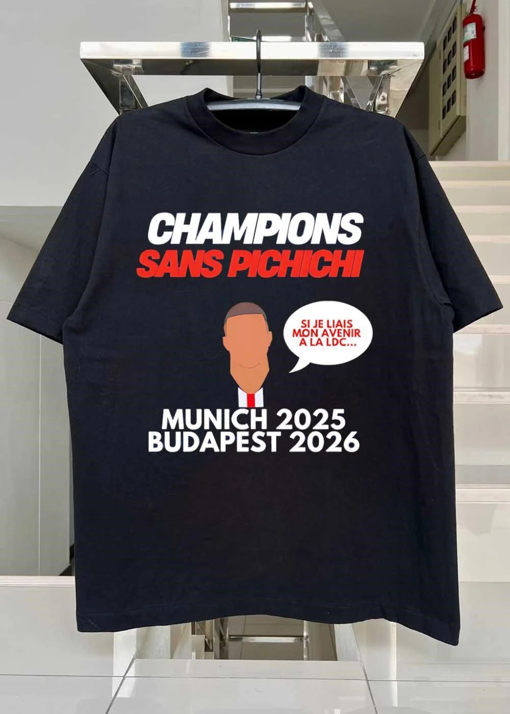 Champions Sans Pichichi Si Je Liais Mon Avenir A La LDC Munich 2025 Budapest 2026 Shirt