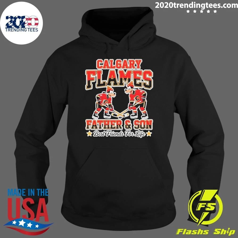 Disney Goofy Calgary Flames Father And Son Best Friends For Life Shirt
