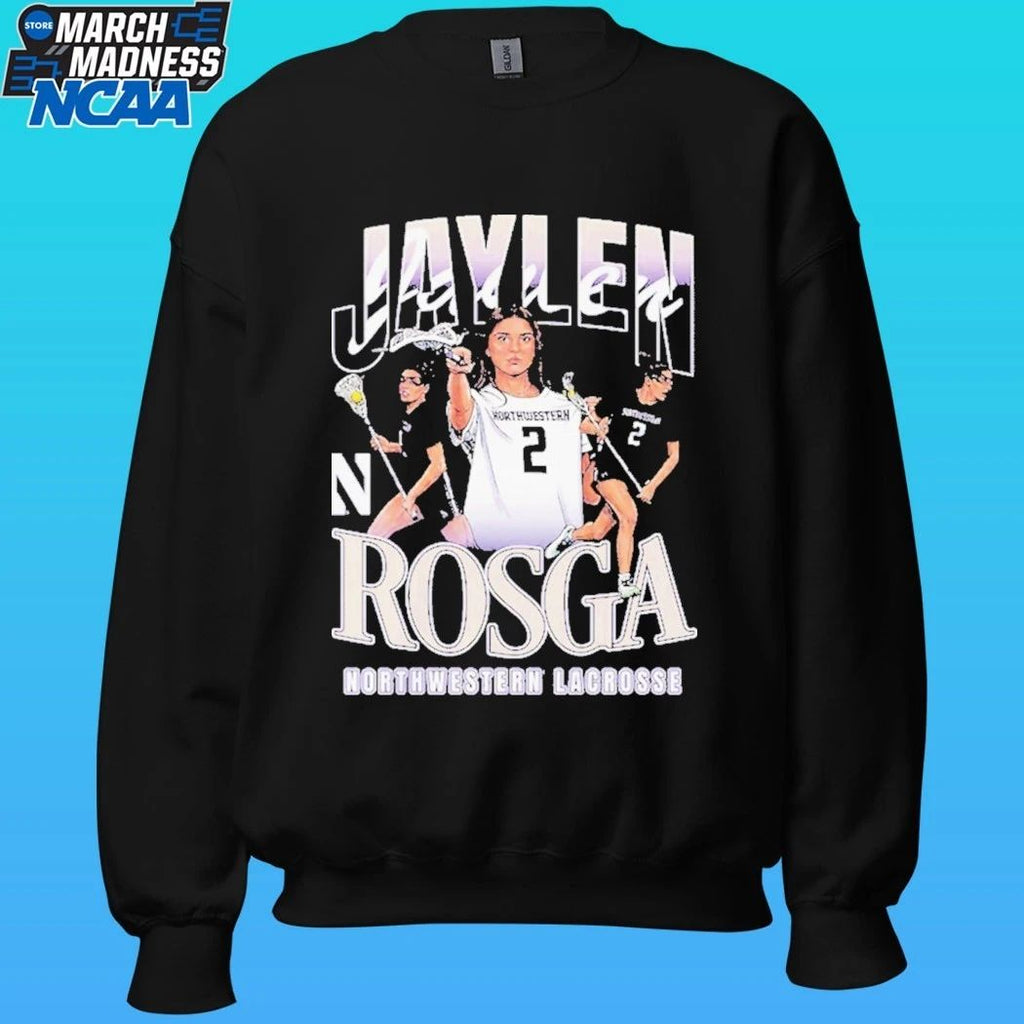 Jaylen Rosga Northwestern Wildcats Women’s Lacrosse Shirt