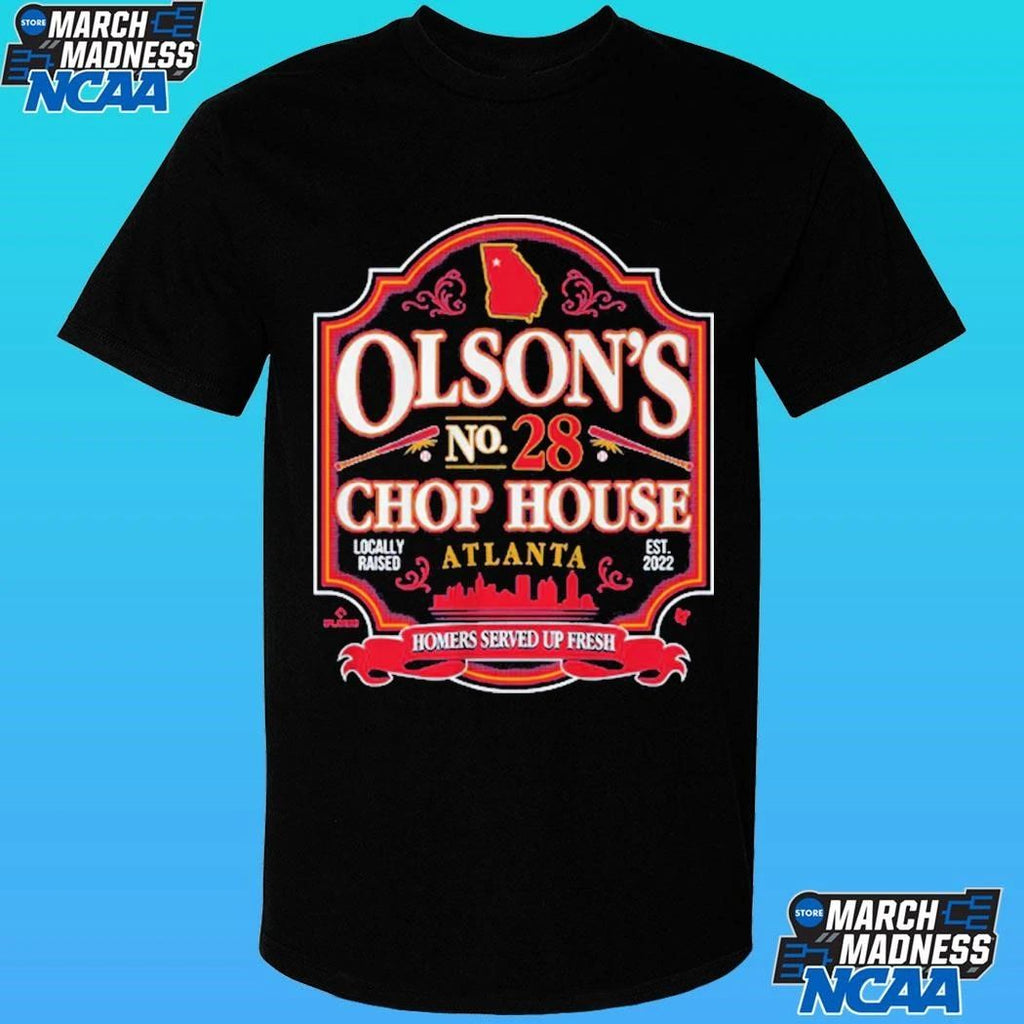 Matt Olson’s Chop House Atlanta Homers Served Up Fresh Shirt
