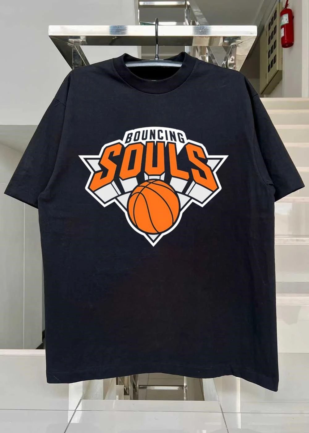 Bouncing Souls Logo Basketball Graphic shirt