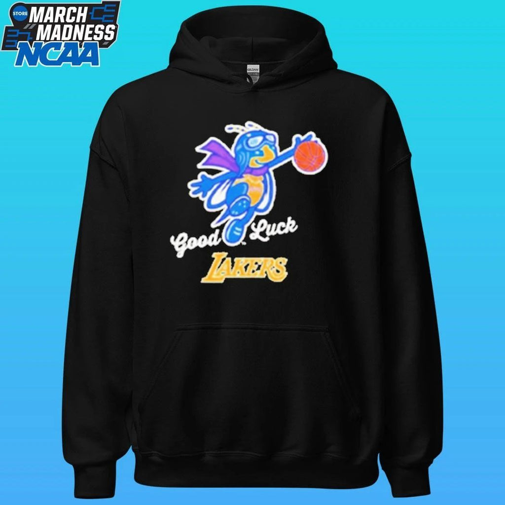 Good Luck Lakers Bee Mascot Playing Basketball Shirt