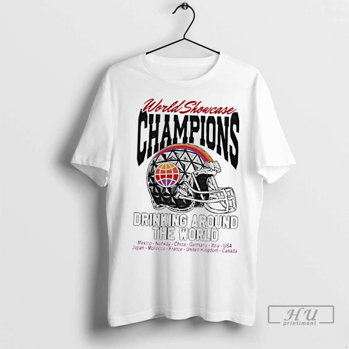 Trending World Showcase Champions Drinking Around The World T Shirts