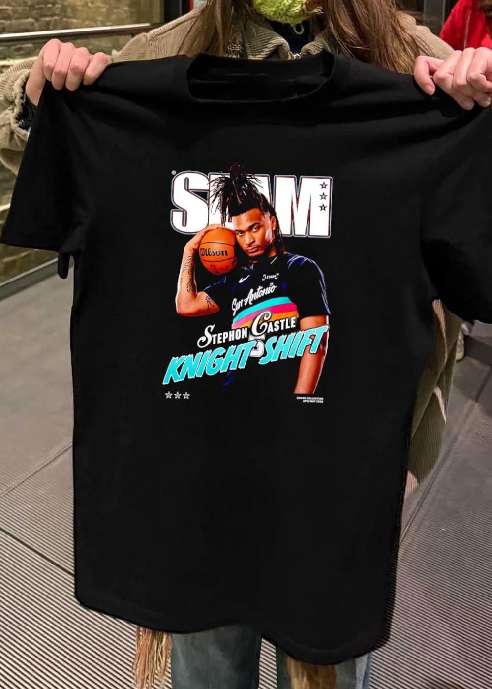 Slam Magazine Stephon Castle Knight Shift San Antonio Spurs shirt