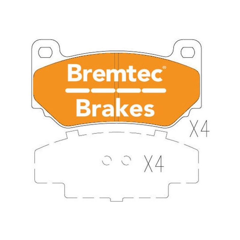 Bremtec Endure 4WD Brake Pad BT2131E