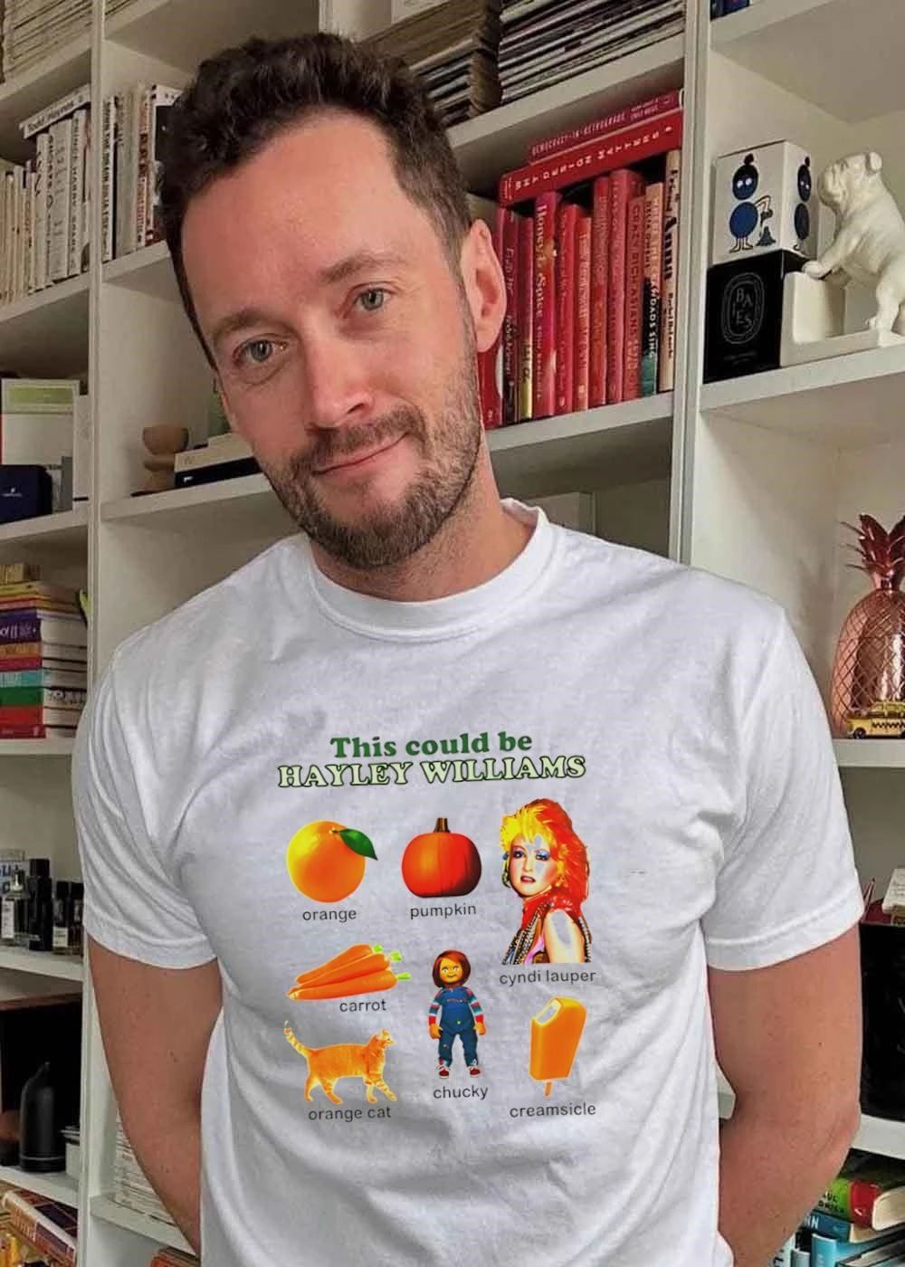 Hayley Williams This Could Be Orange Pumpkin Cyndi Lauper Carrot Chucky shirt