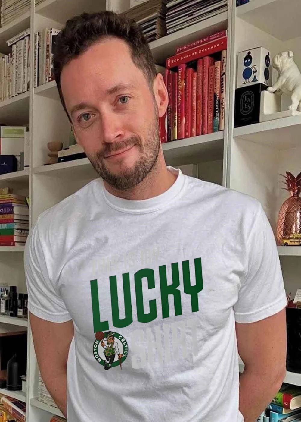 Boston Celtics Apparel This Is My Lucky Shirt