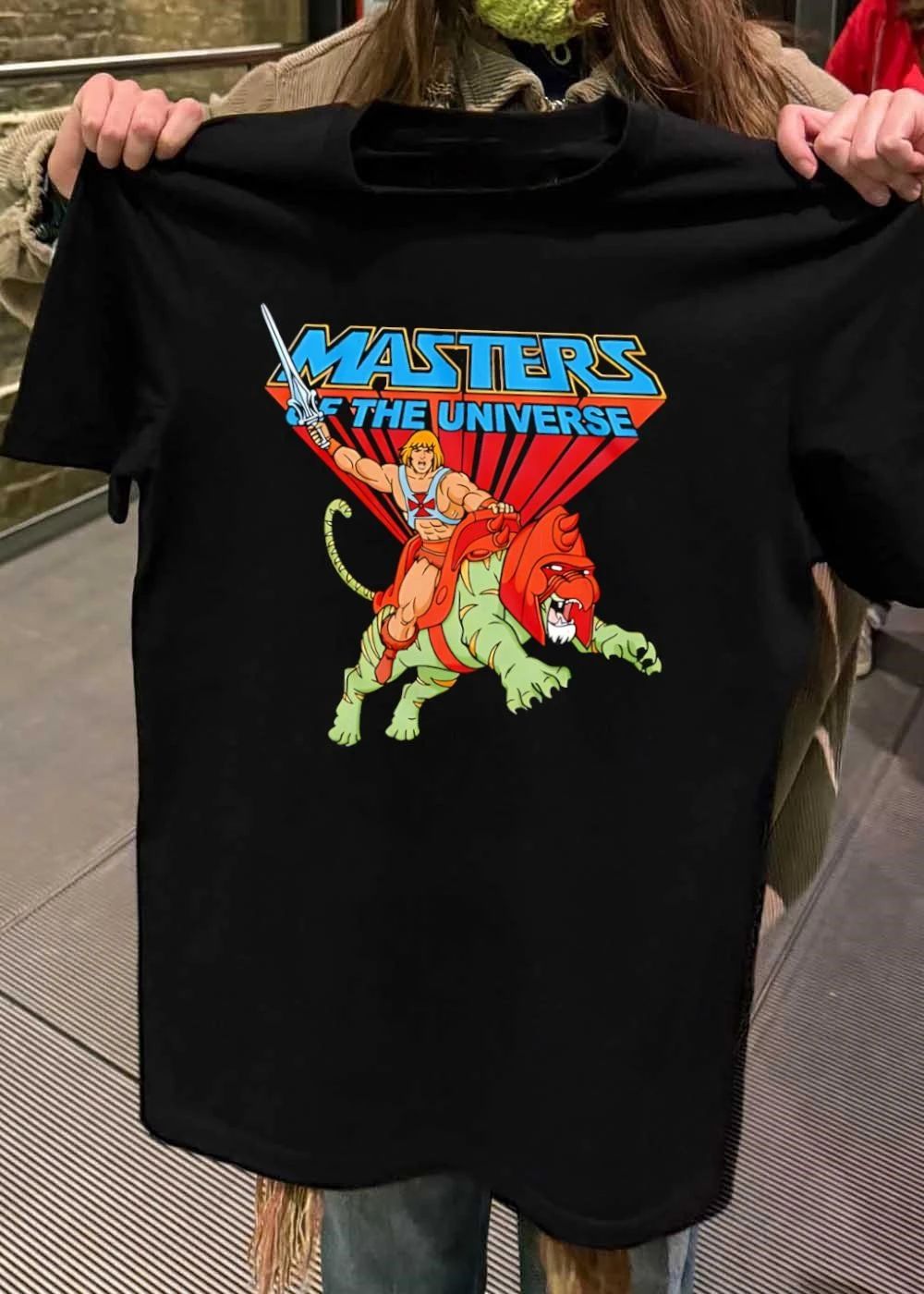 Masters of the Universe He-Man Riding Battle Cat T-Shirt