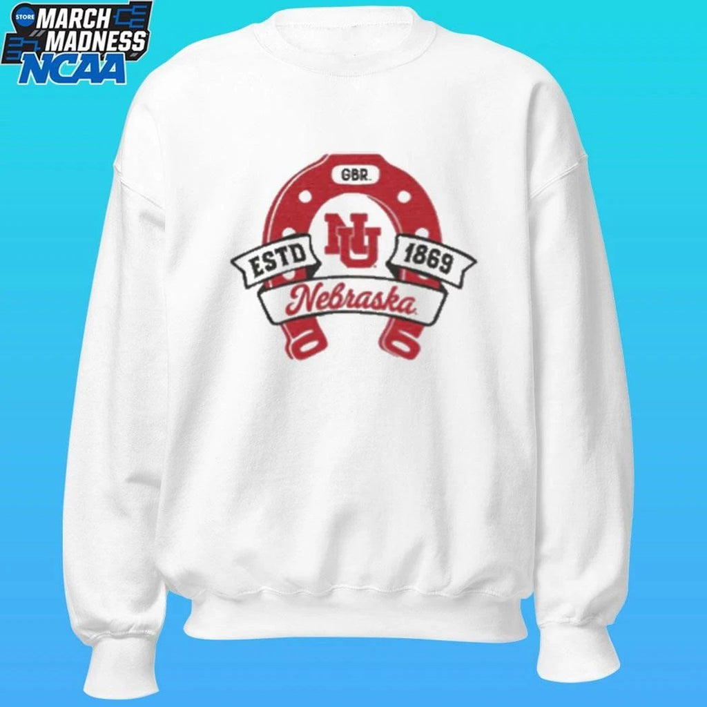 Nebraska Lucky Horseshoe Ash Estd 1869 Shirt