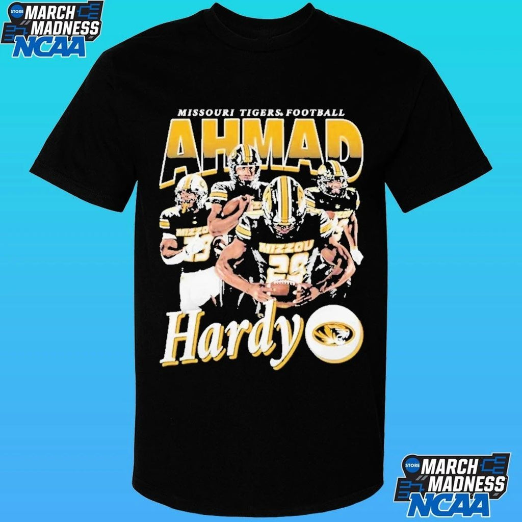 Ahmad Hardy Illustrated Missouri Tigers Football 2026 Shirt