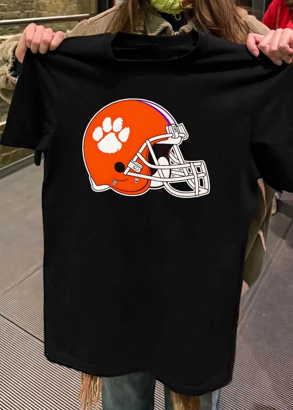 Clemson Tigers American Football helmet shirt