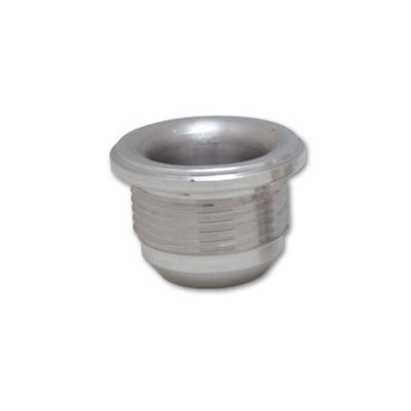 Vibrant Performance 11252 Weld-In Bung; -8AN 3/4 – 16 SAE Thread 1 Inch Flange Outside Diameter; Mild Steel; Single