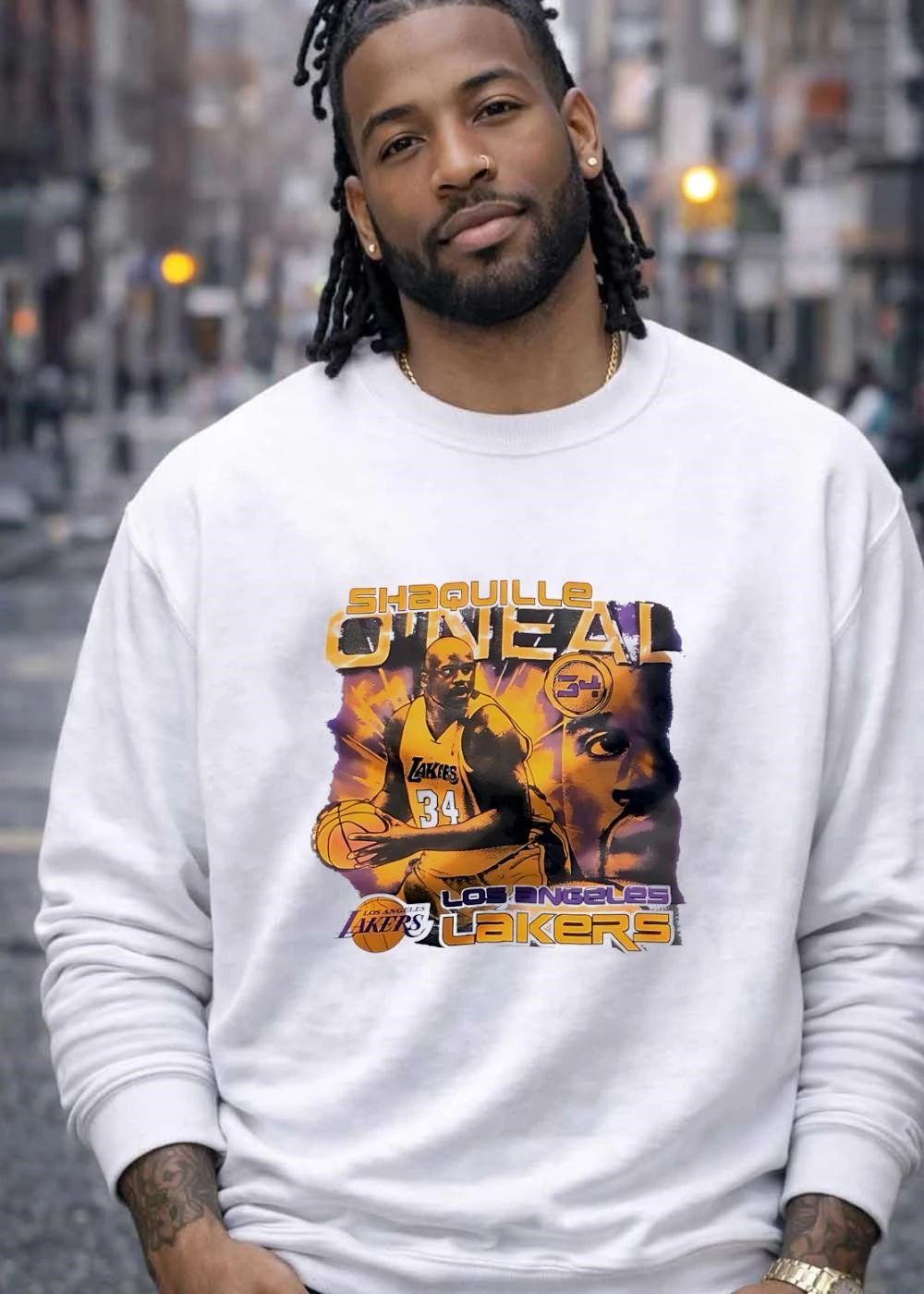 Los Angeles Lakers Shaquille O’Neal Three Peat vintage shirt