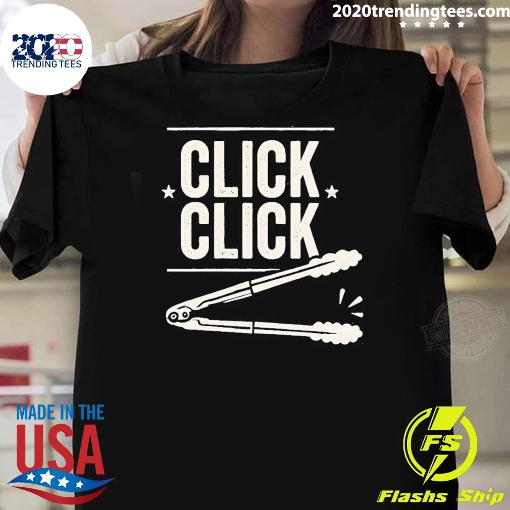 Click Click Barbecue Tongs Meme Shirt