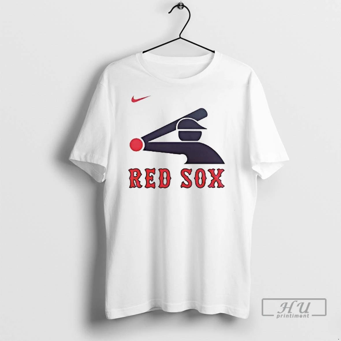 Officials Boston Red Sox Baseball Stickman 2 Sided T Shirts