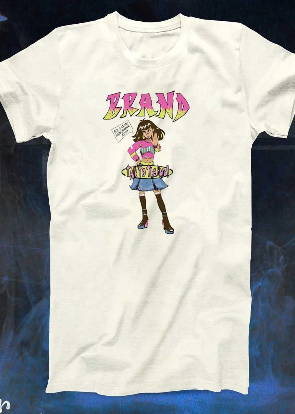 Brand Talk to the Hand Cartoon Woman T-Shirt