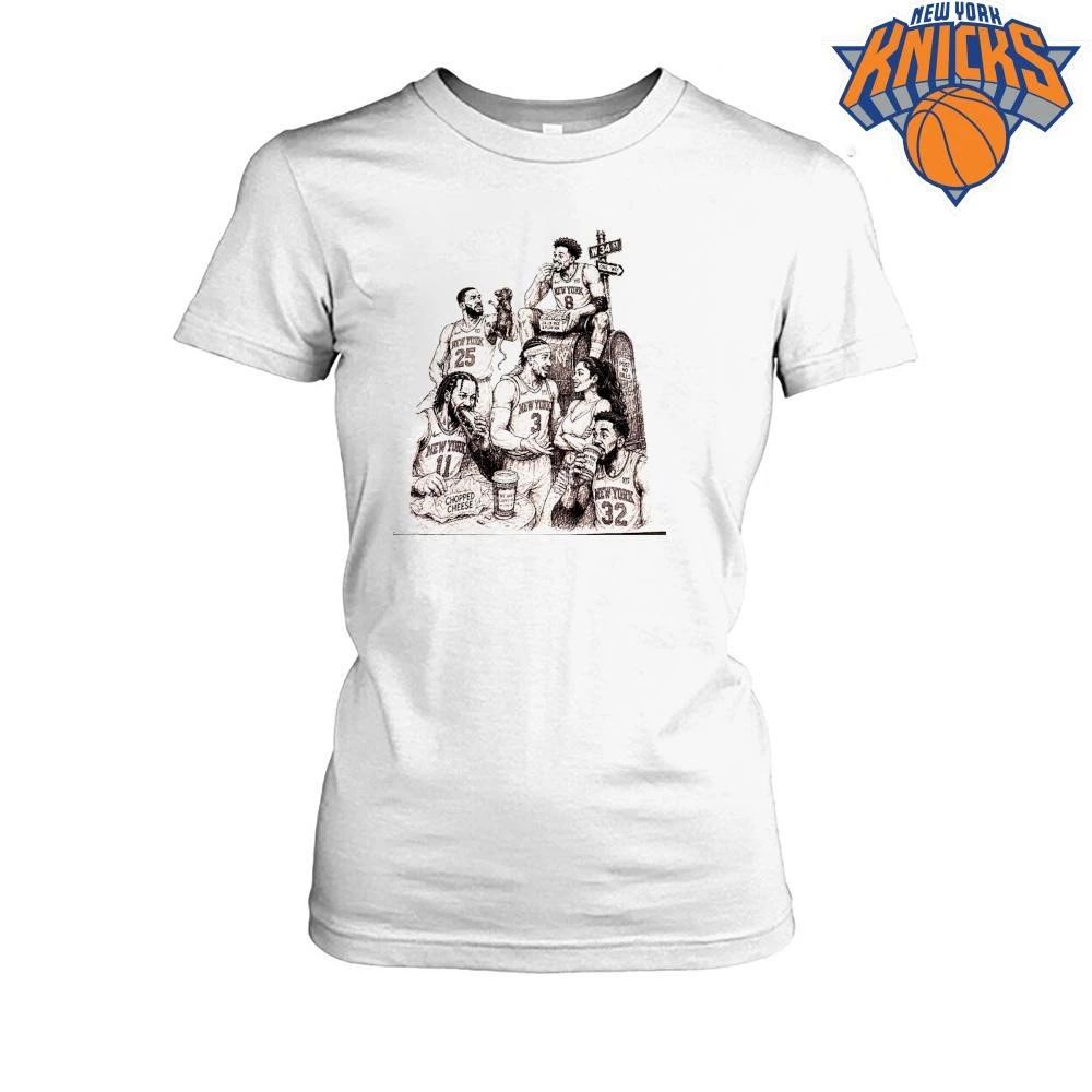 New York Basketball Players NYC Culture Sketch Illustration NBA Finals 2026 Shirt