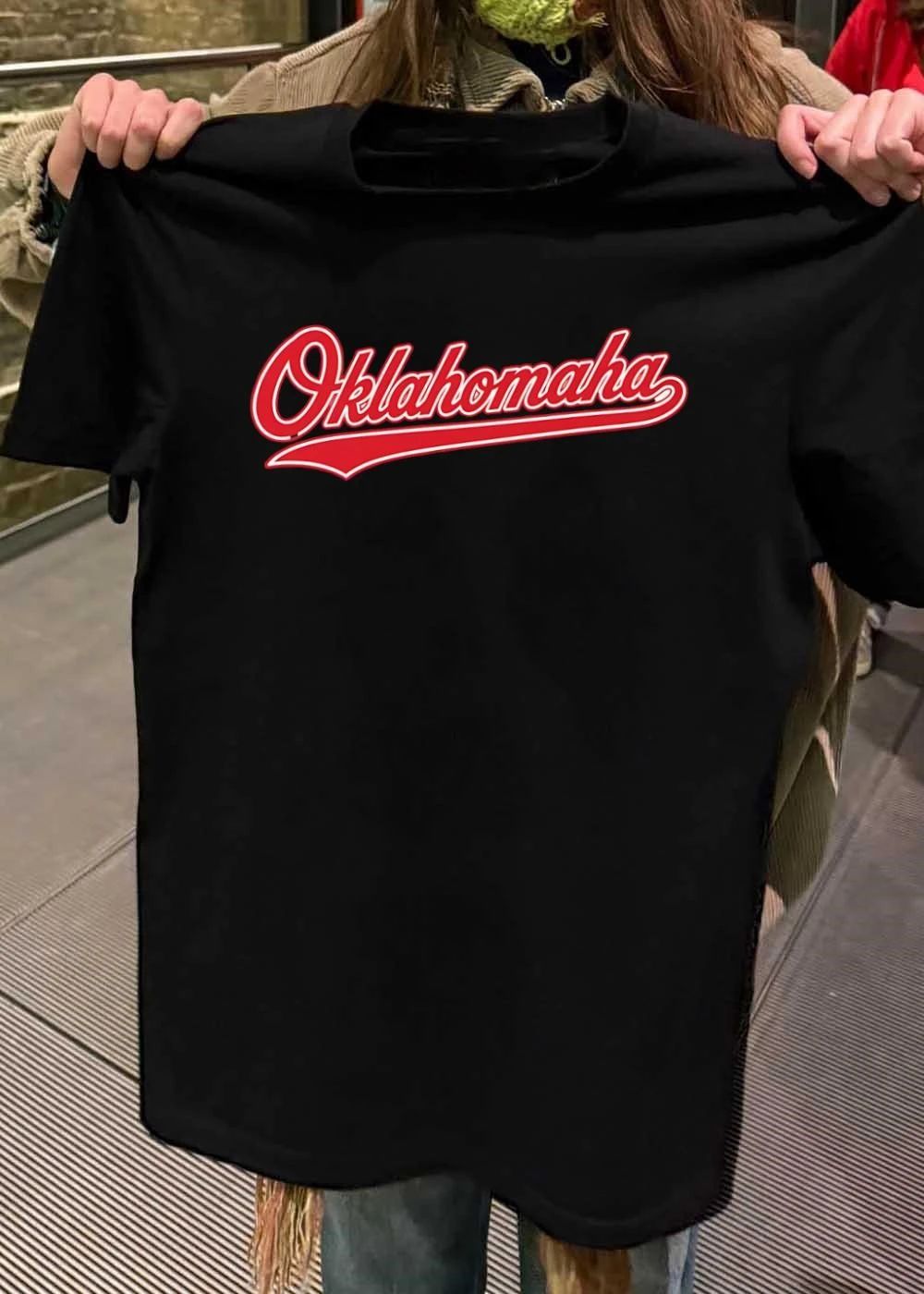 Oklahomaha Apparel Official Oklahomaha Script Logo T-Shirt