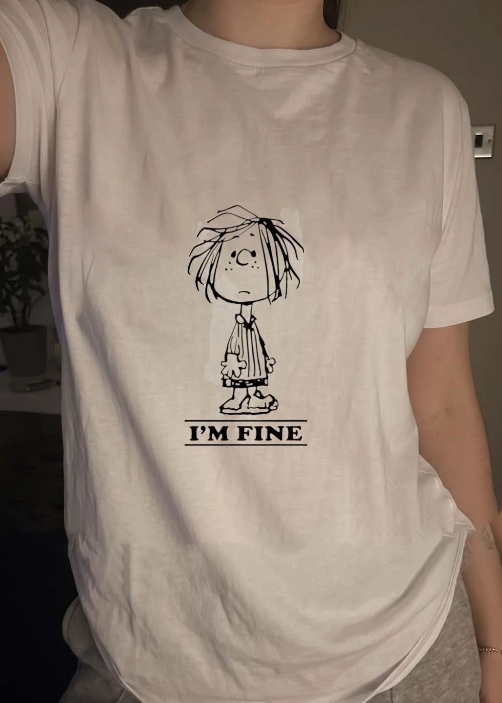 Peanuts Peppermint Patty I’m fine shirt