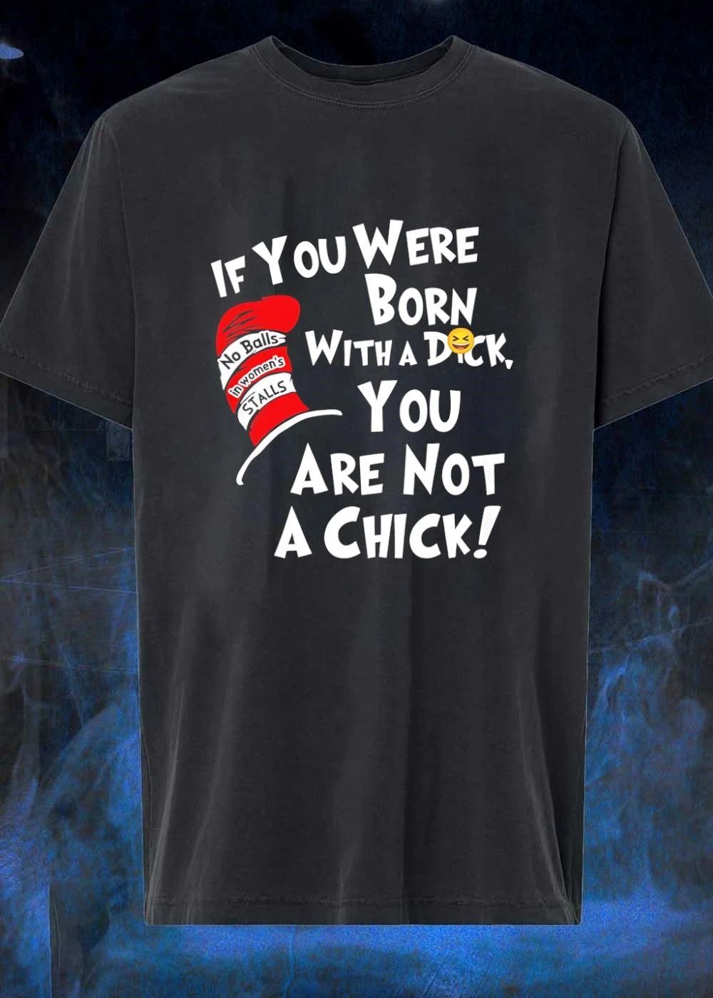 Cat Hat Anti Transgender Statement Gender Critical T-Shirt