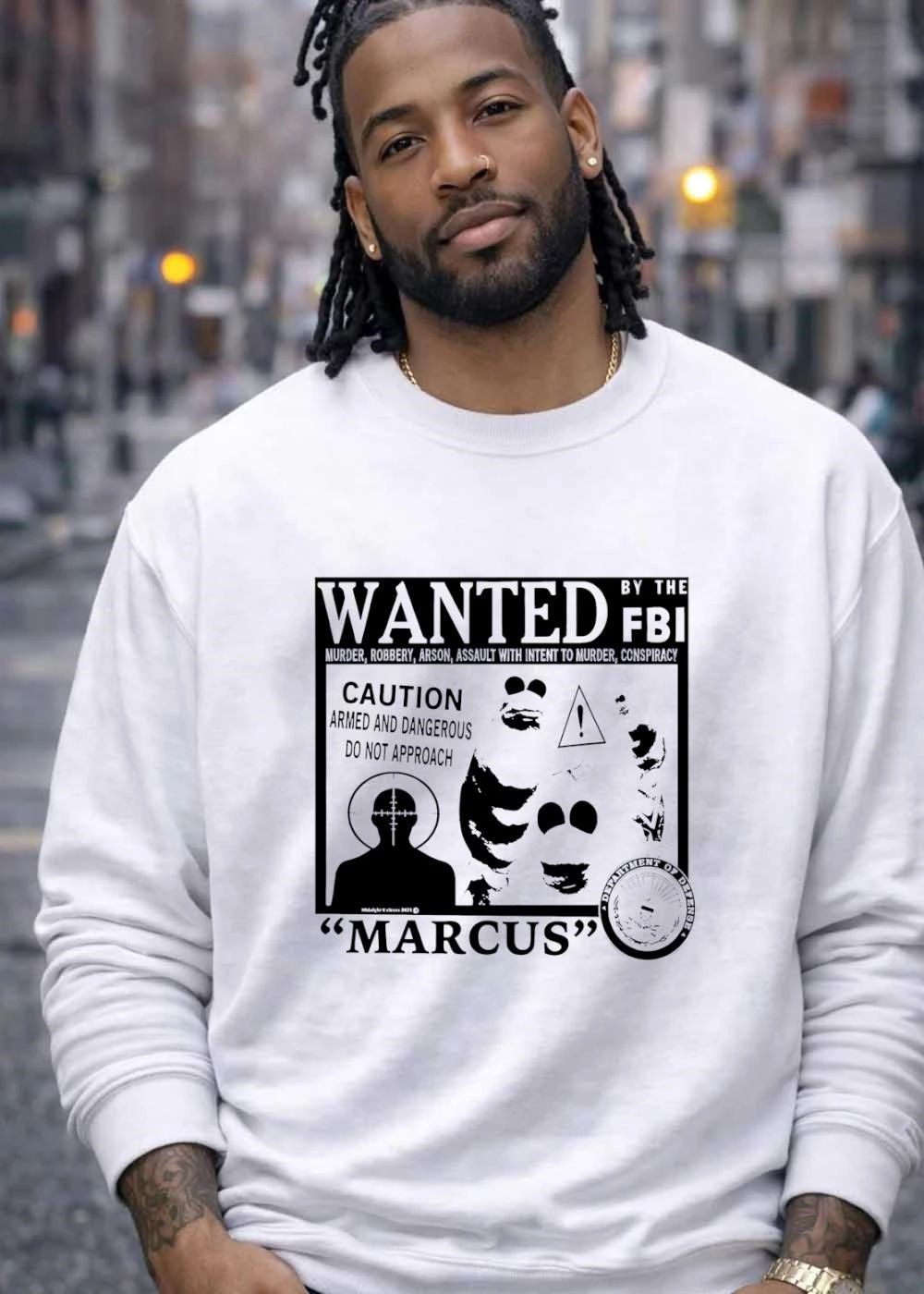 Wanted By The Iba Marcus shirt