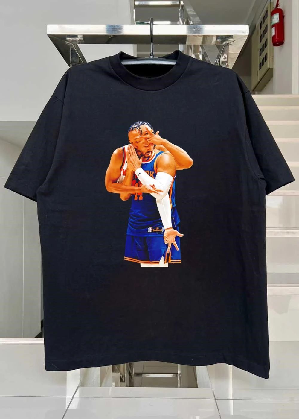 Jalen Brunson Prayer Hands Gesture New York Shirt T-Shirt