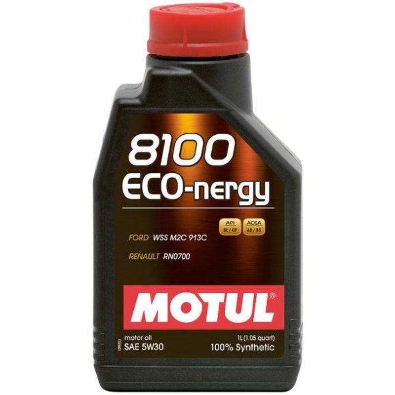 Motul 5L Synthetic Engine Oil 8100 5W30 ECO-NERGY – Ford 913C