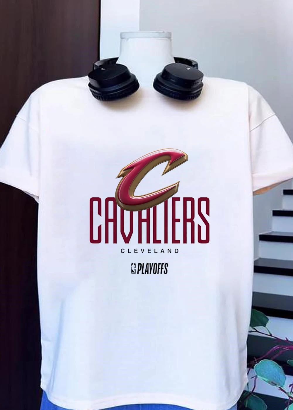 NBA Playoffs Cleveland Cavaliers White T-Shirt