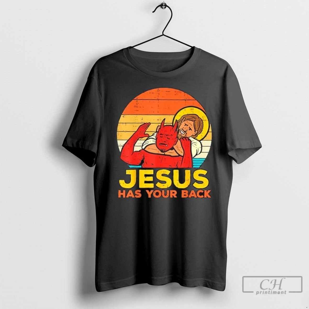 Premium Joe Biggs Jesus Has Your Back Retro