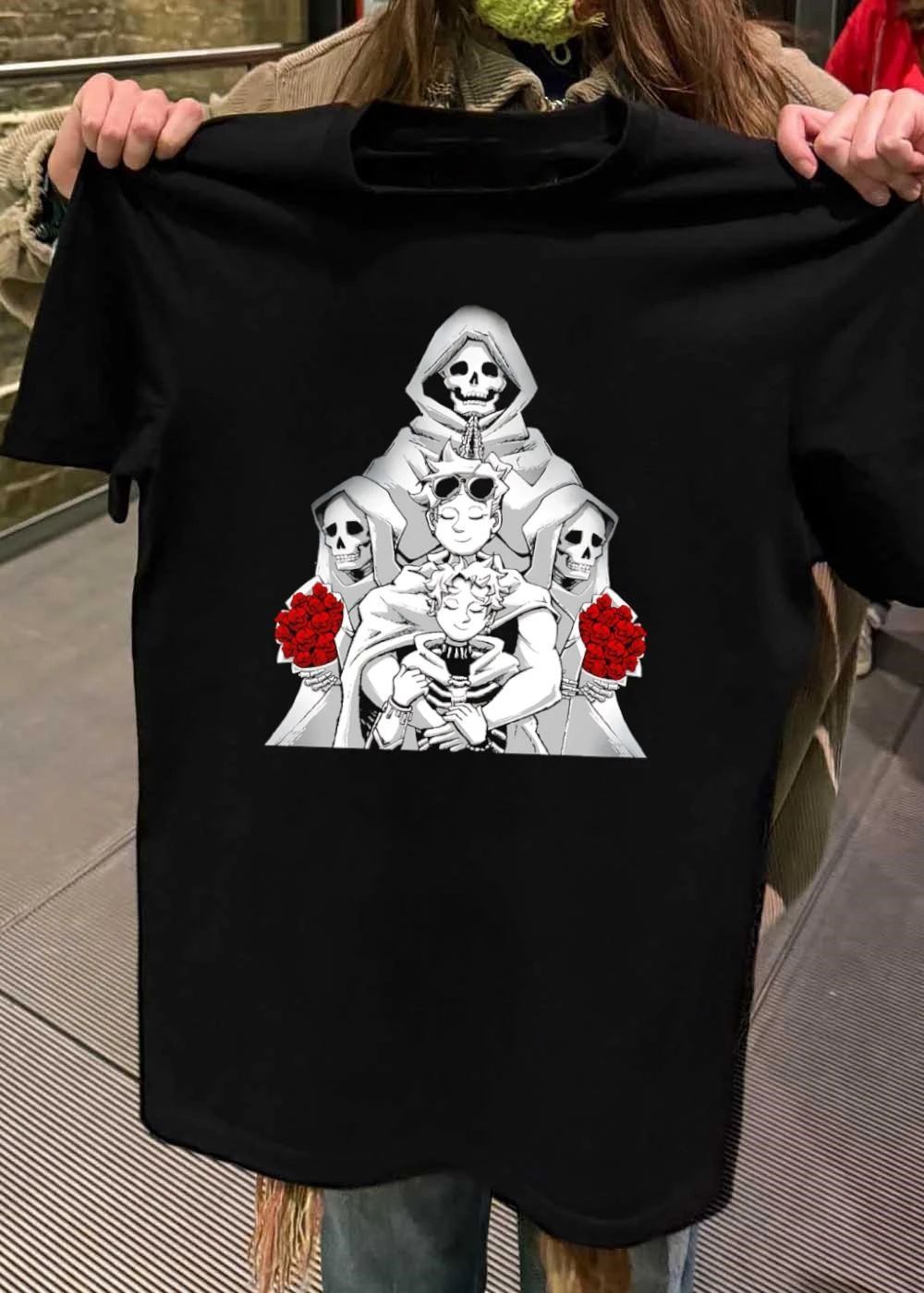 Grim Reaper Skeleton Couple Love Unicorn Roses Till Death Do Us Part 2026 Shirt