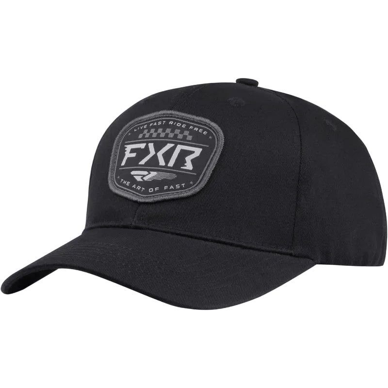 Race Plate Hat Casquette Noir