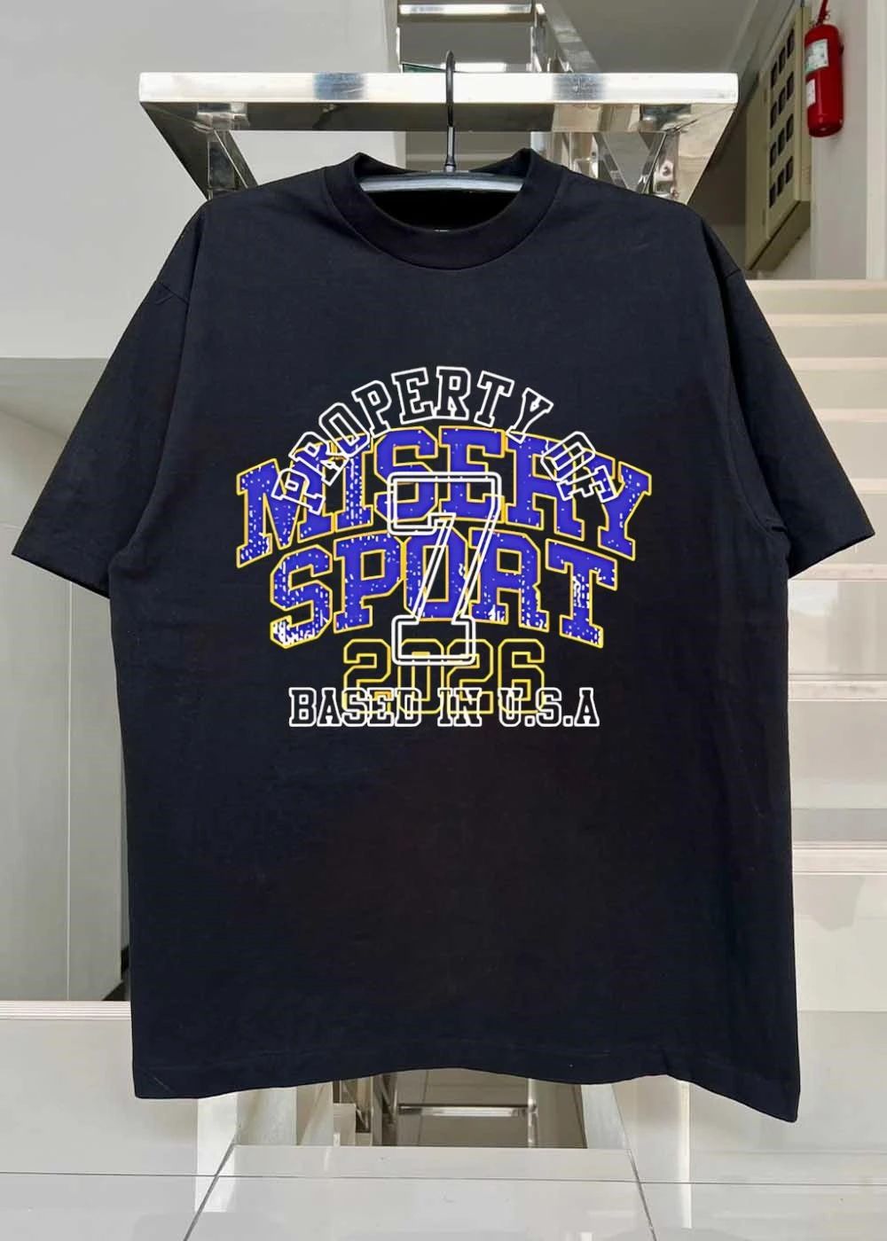 Property of Misery Sport 2026 Based in USA T-Shirt