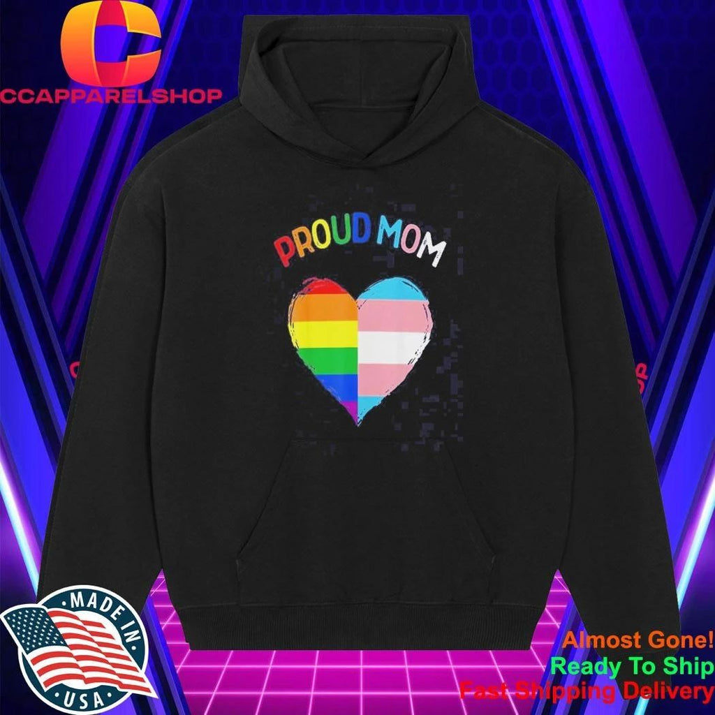 Proud Mom Heart Pride Shirt