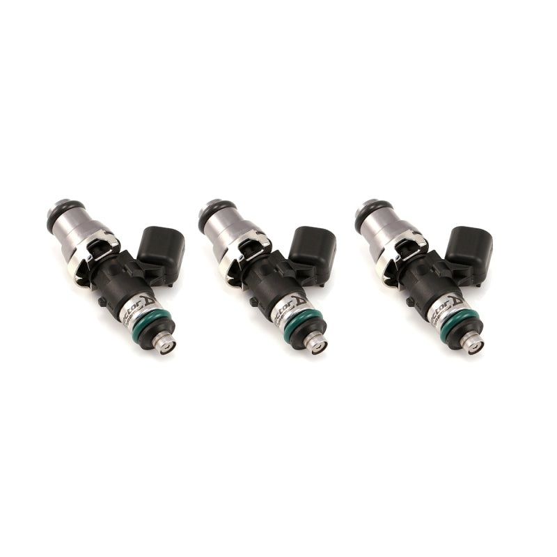 Injector Dynamics 1340cc Injectors – 48mm Length – 14mm Grey Top – 14mm Lower O-Ring (Set of 3)