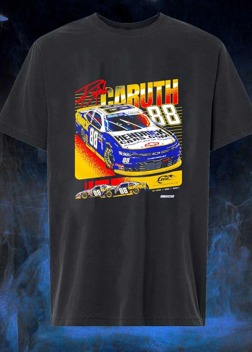Ralph Caruth 88 Hendrick Cars.com accelerate your car shopping Chevrolet Motorsports NASCAR shirt
