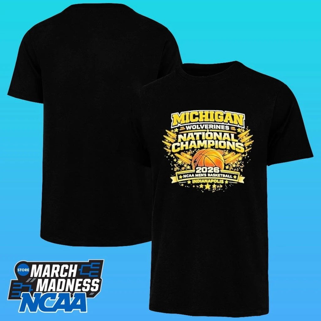Michigan Wolverines National Champions NCAA Men’s Basketball Indianapolis 2026 Shirt