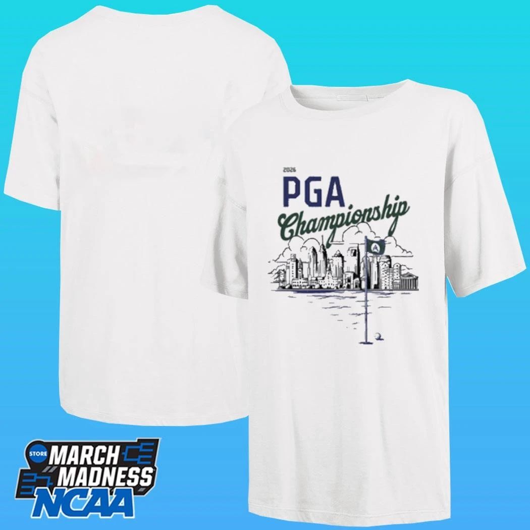 Pga Championship X Barstool Golf Philadelphia Skyline Shirt
