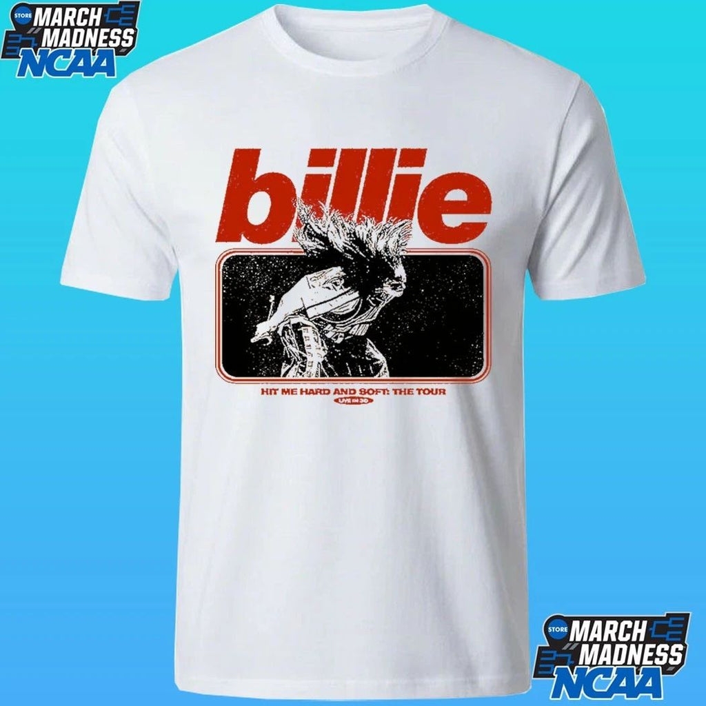 Billie Eilish Live In 3d Hair Whip Mustard Shirt