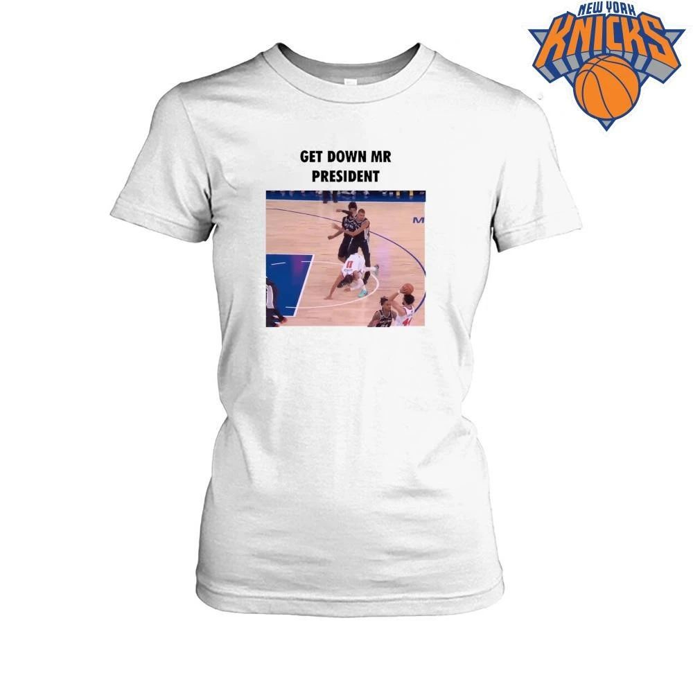 Get Down Mr President Victor Wembanyama Jalen Brunson Basketball Meme San Antonio Spurs NBA Finals 2026 Shirt