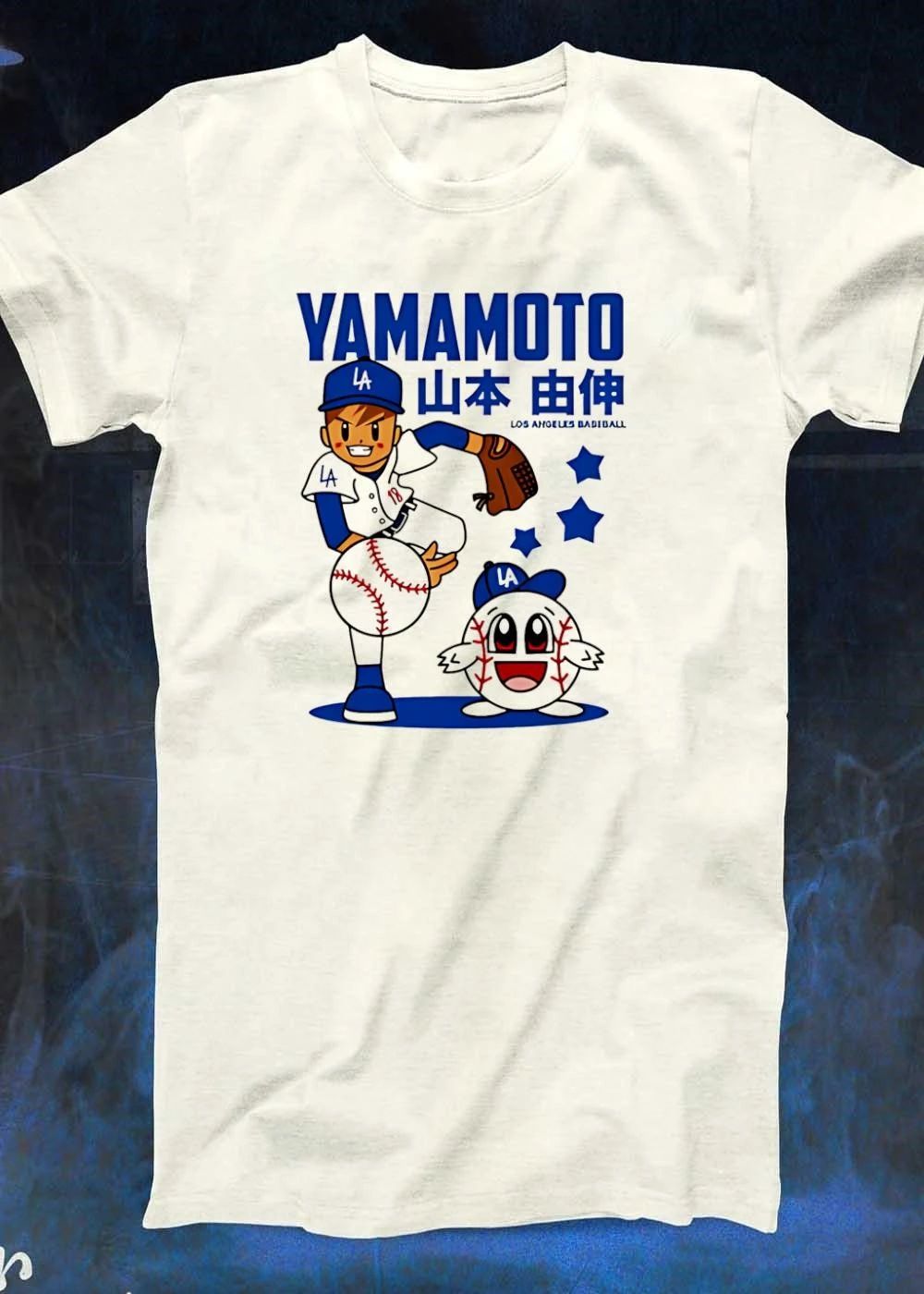 Yoshinobu Yamamoto Los Angeles Dodgers MLB Yamamoto 山本由伸 Los Angeles Baseball shirt