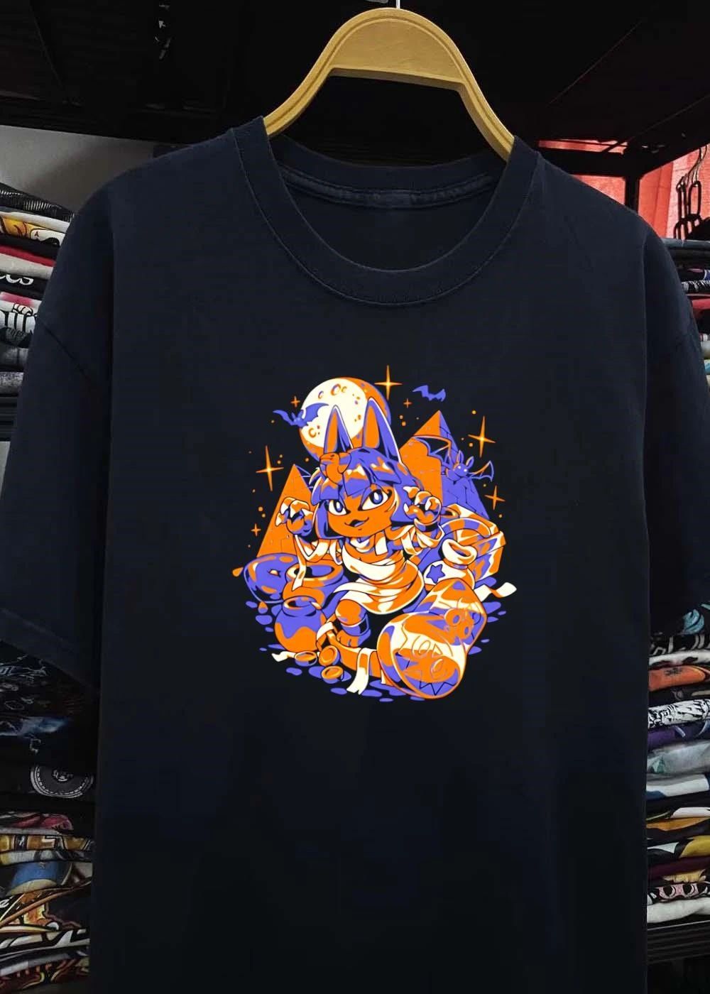 Halloween Animal Crossing Ankha Mummy Pose Animal Crossing T-Shirt