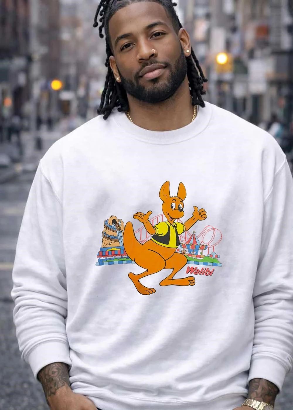 Walibi Kangaroo Waving Roller Coaster shirt