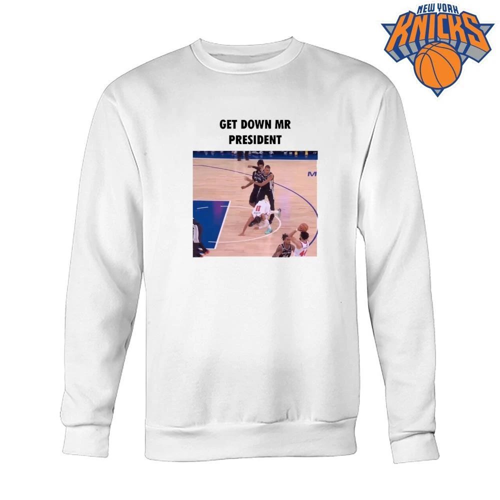 Get Down Mr President Victor Wembanyama Jalen Brunson Basketball Meme San Antonio Spurs NBA Finals 2026 Shirt