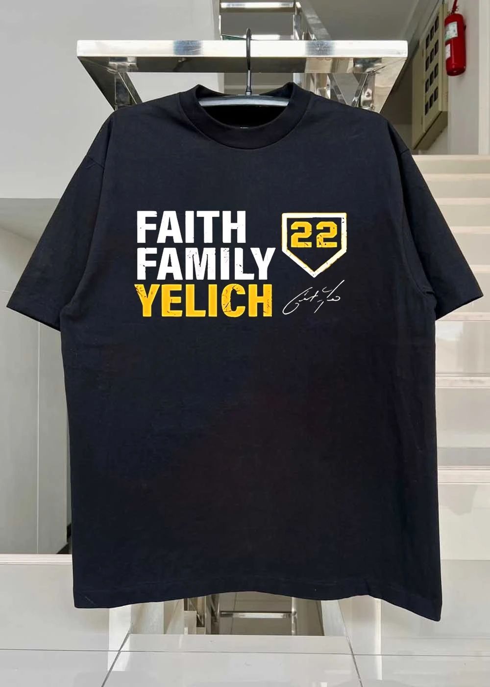 Faith Family Yelich 22 shirt