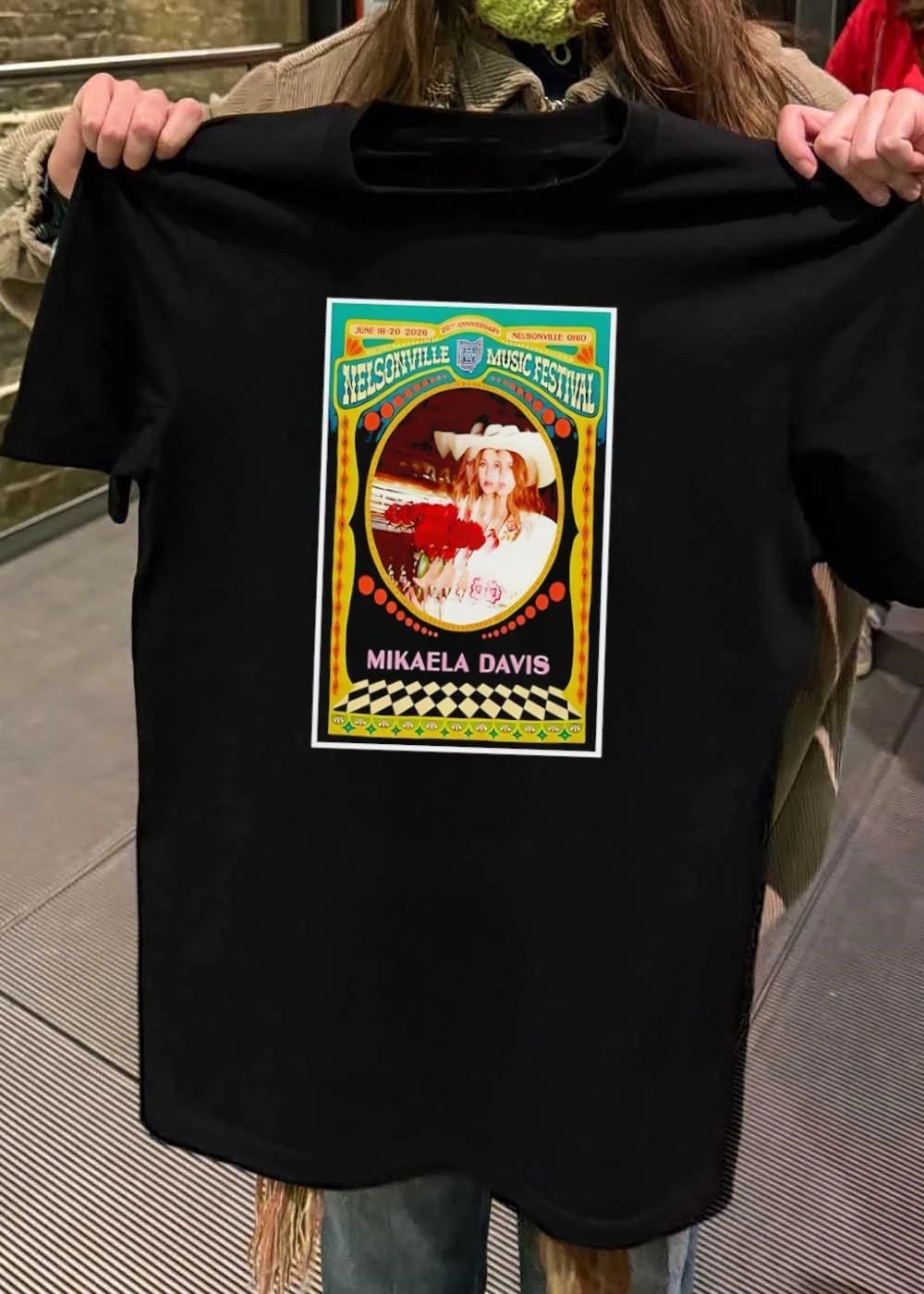 Nelsonville Music Festival 20th Anniversary Mikaela Davis 2026 shirt