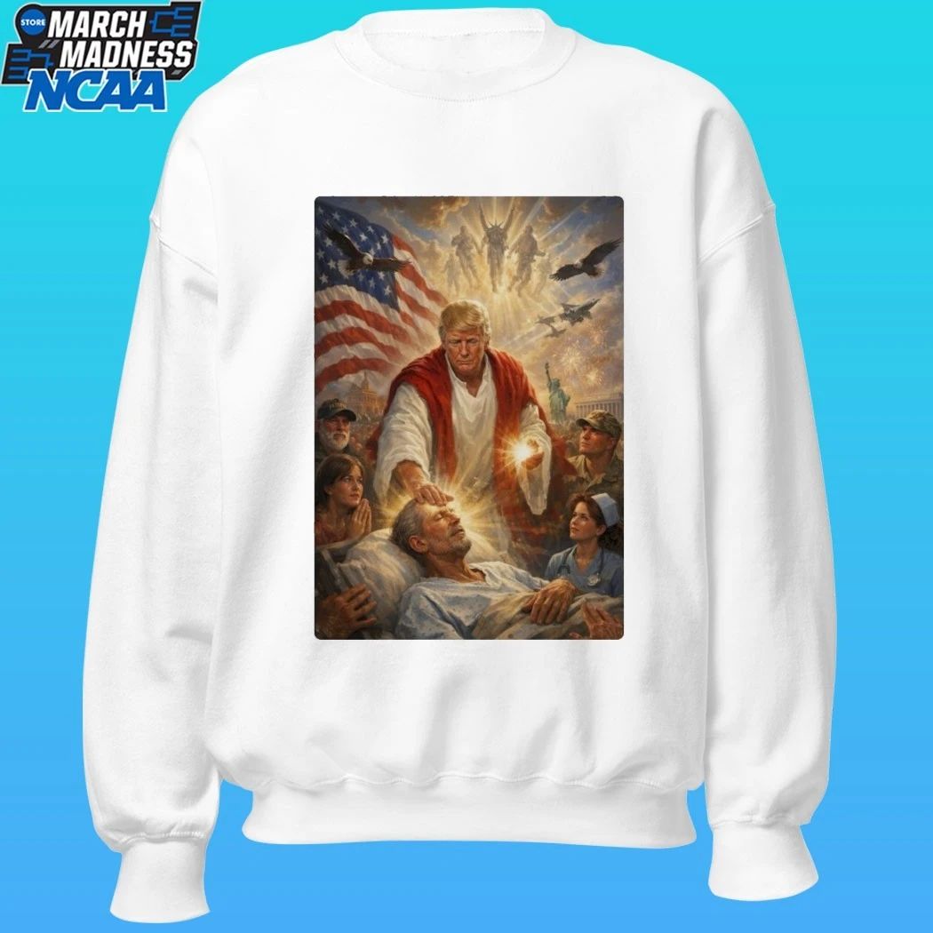 Pope Leo Xiv President Trump Jesus Christ Artwork 2026 Shirt