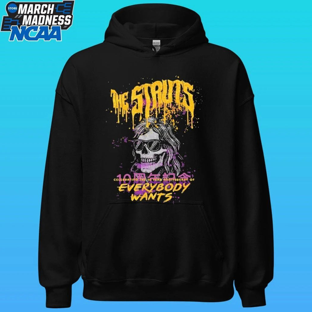 The Struts Celebrating The 10 Years Of Everybody Wants Skull Shirt