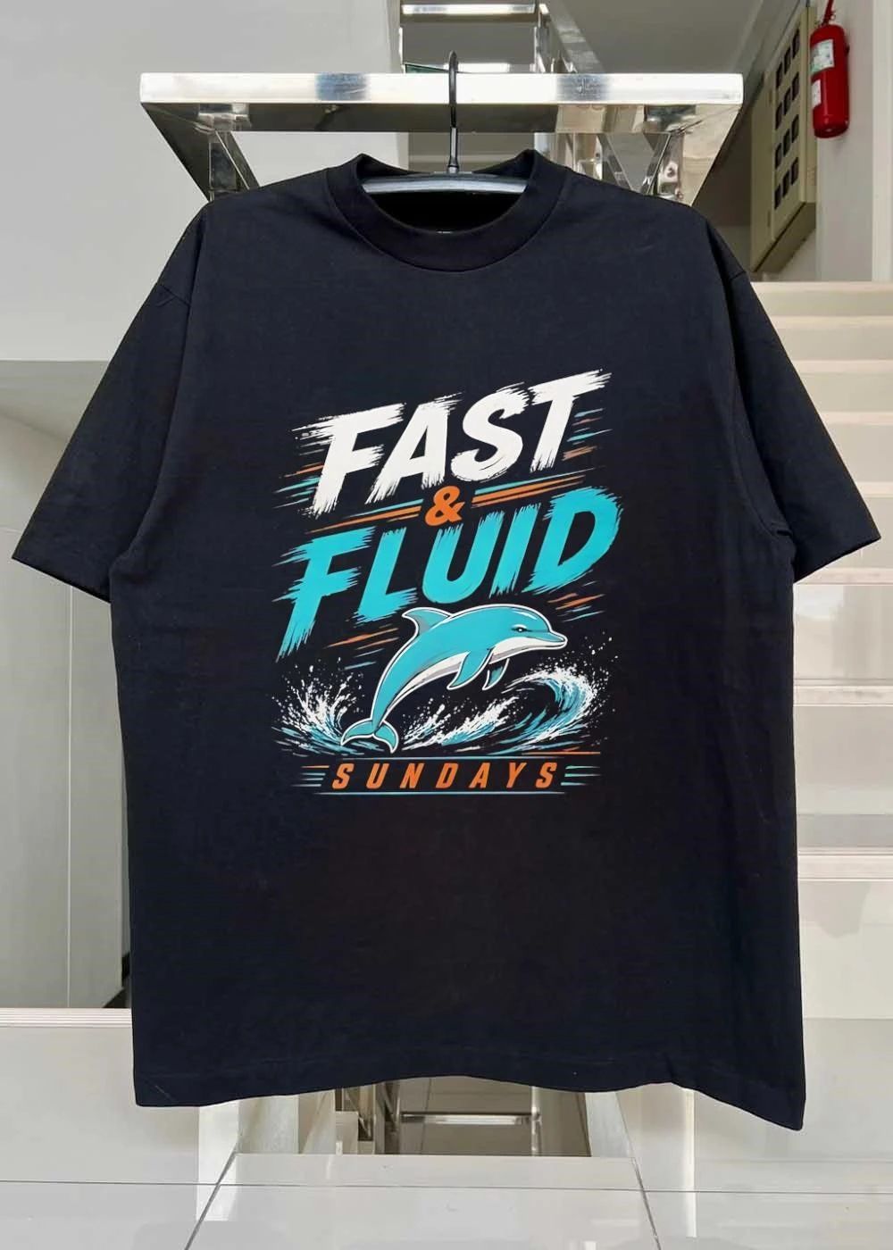 Fast & Fluid Sundays Dolphin T-Shirt