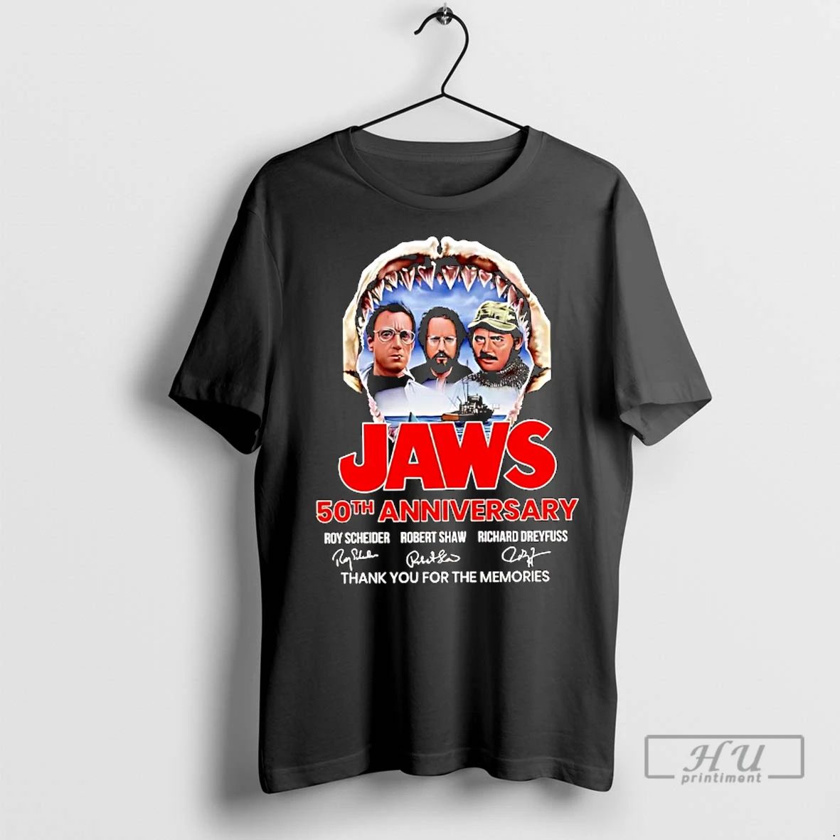 Officials Jaws 2025 50th Anniversary Thank You For The Memories T Shirts